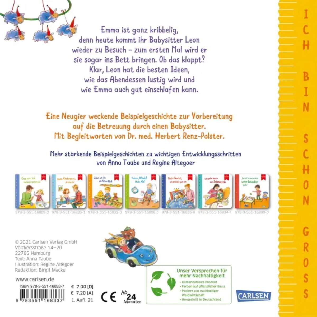 Carlsen Verlag Ich bin schon groß: Mein Babysitter ist toll!