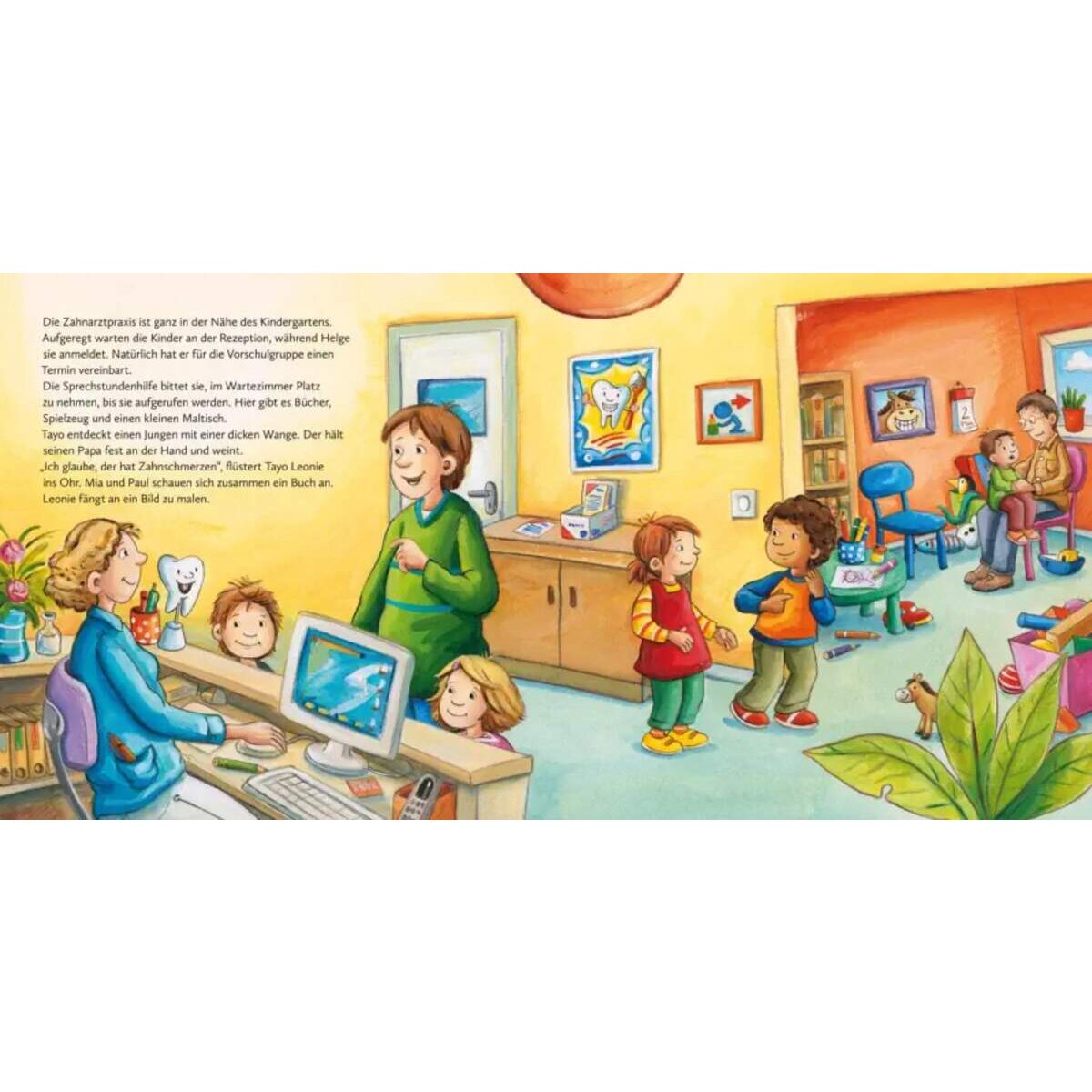 Carlsen Verlag LESEMAUS 111: Wir gehen zur Zahnärztin von Andrea Zschocher , Michaela Heitmann