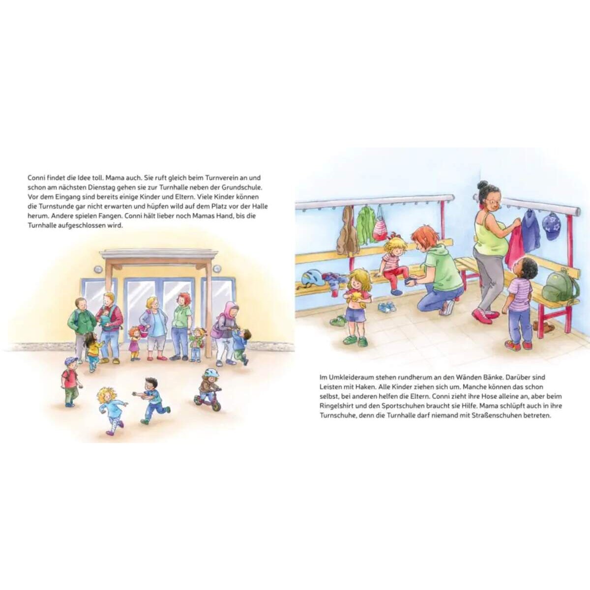 Carlsen Verlag LESEMAUS 114: Conni geht zum Kinderturnen von Liane Schneider, Janina Görrissen