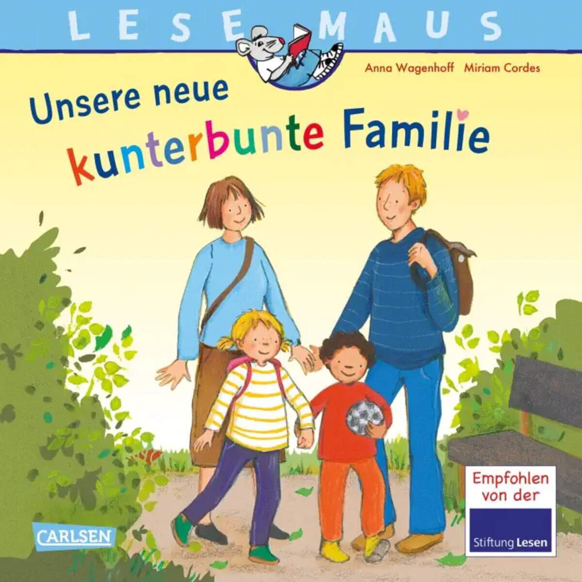 Carlsen Verlag LESEMAUS 170: Unsere neue kunterbunte Familie