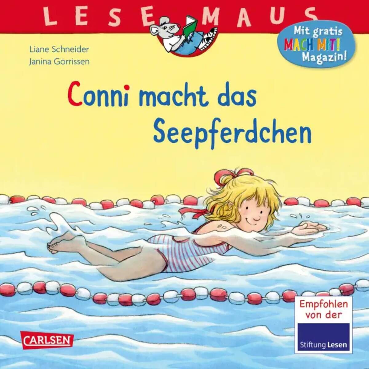 Carlsen Verlag LESEMAUS 6: Conni macht das Seepferdchen