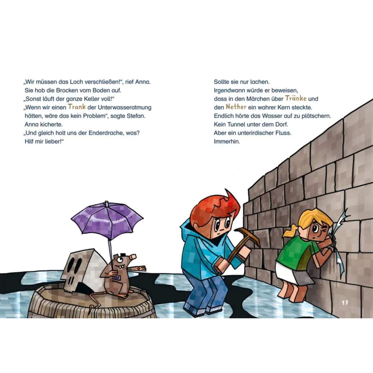 Carlsen Verlag Lesenlernen mit Spaß – Minecraft 1: Zombies – bis der Arzt kommt!