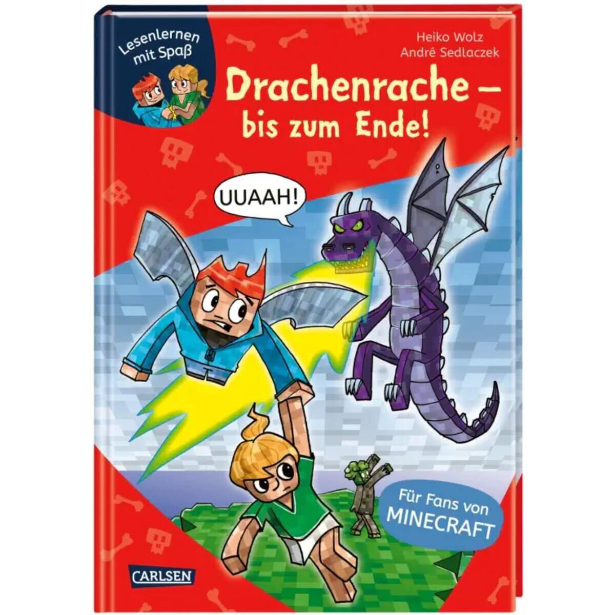 Carlsen Verlag Lesenlernen mit Spaß – Minecraft 3: Drachenrache – bis zum Ende!