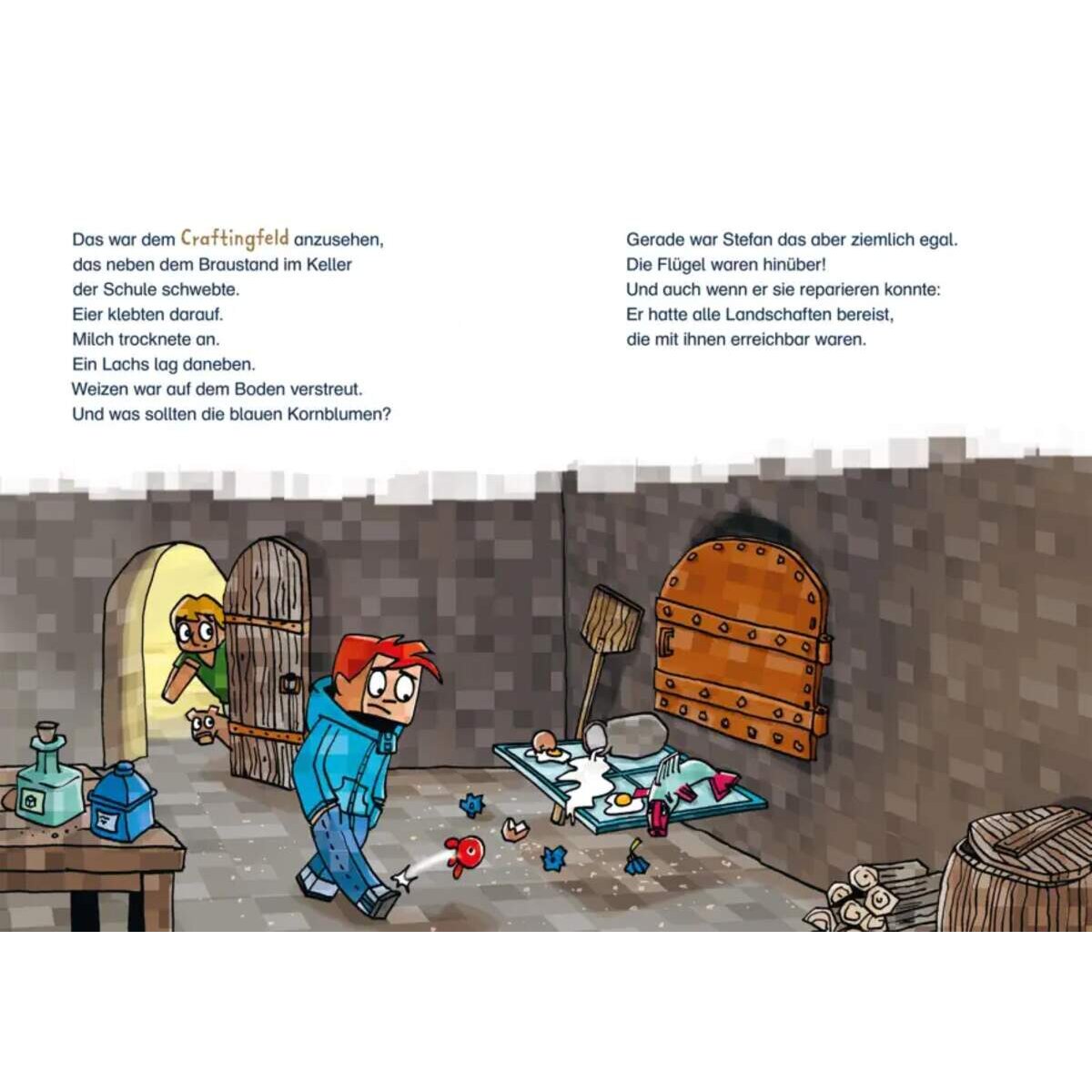 Carlsen Verlag Lesenlernen mit Spaß – Minecraft 4: Ungeheuer – bis zum Untergang!