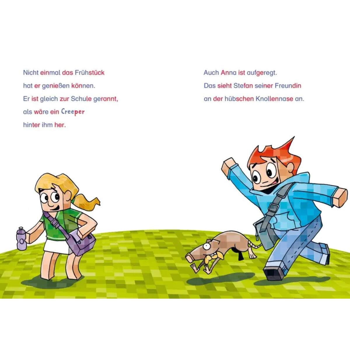 Carlsen Verlag Minecraft Silben-Geschichte: Abenteuer – bis die Schule wackelt!