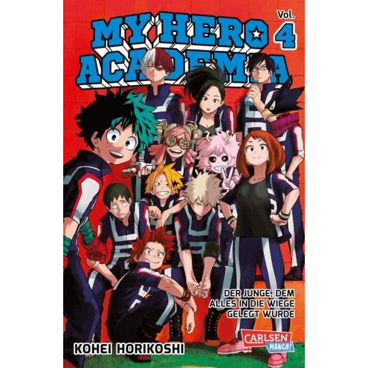 Carlsen Verlag My Hero Academia 4 von Kohei Horikoshi