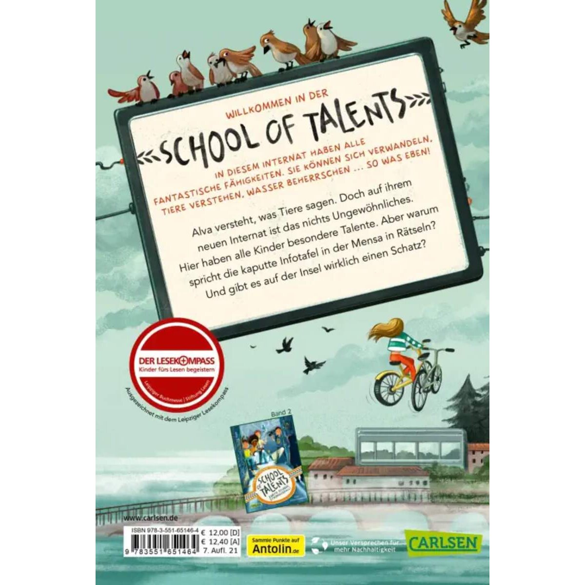 Carlsen Verlag School of Talents 1: Erste Stunde: Tierisch laut!