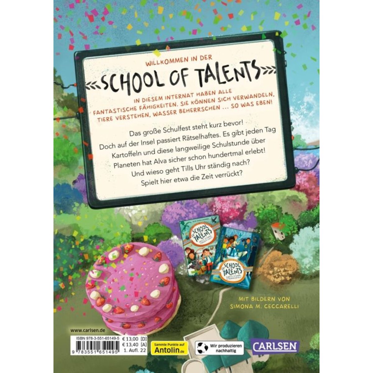 Carlsen Verlag School of Talents 4: Vierte Stunde: Schulfest im Schneckentempo!