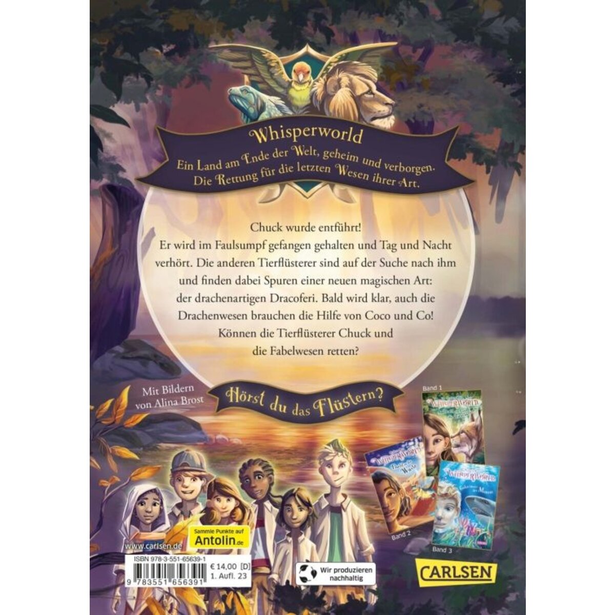 Carlsen Verlag Whisperworld 4: Gefahr im Sumpf