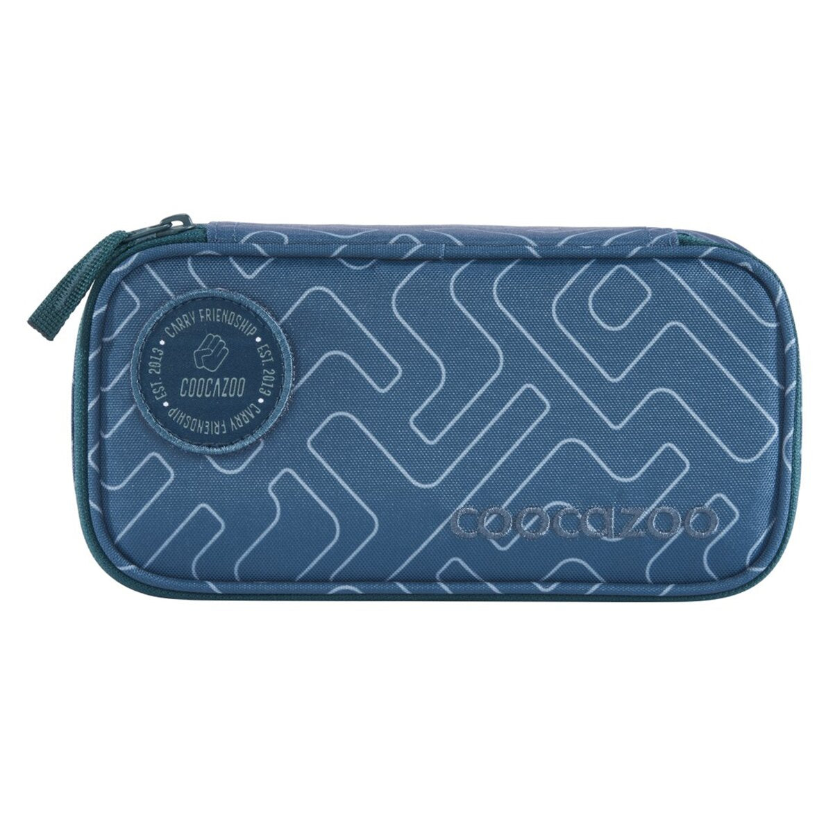 Coocazoo Schlampermäppchen Blue Maze blau