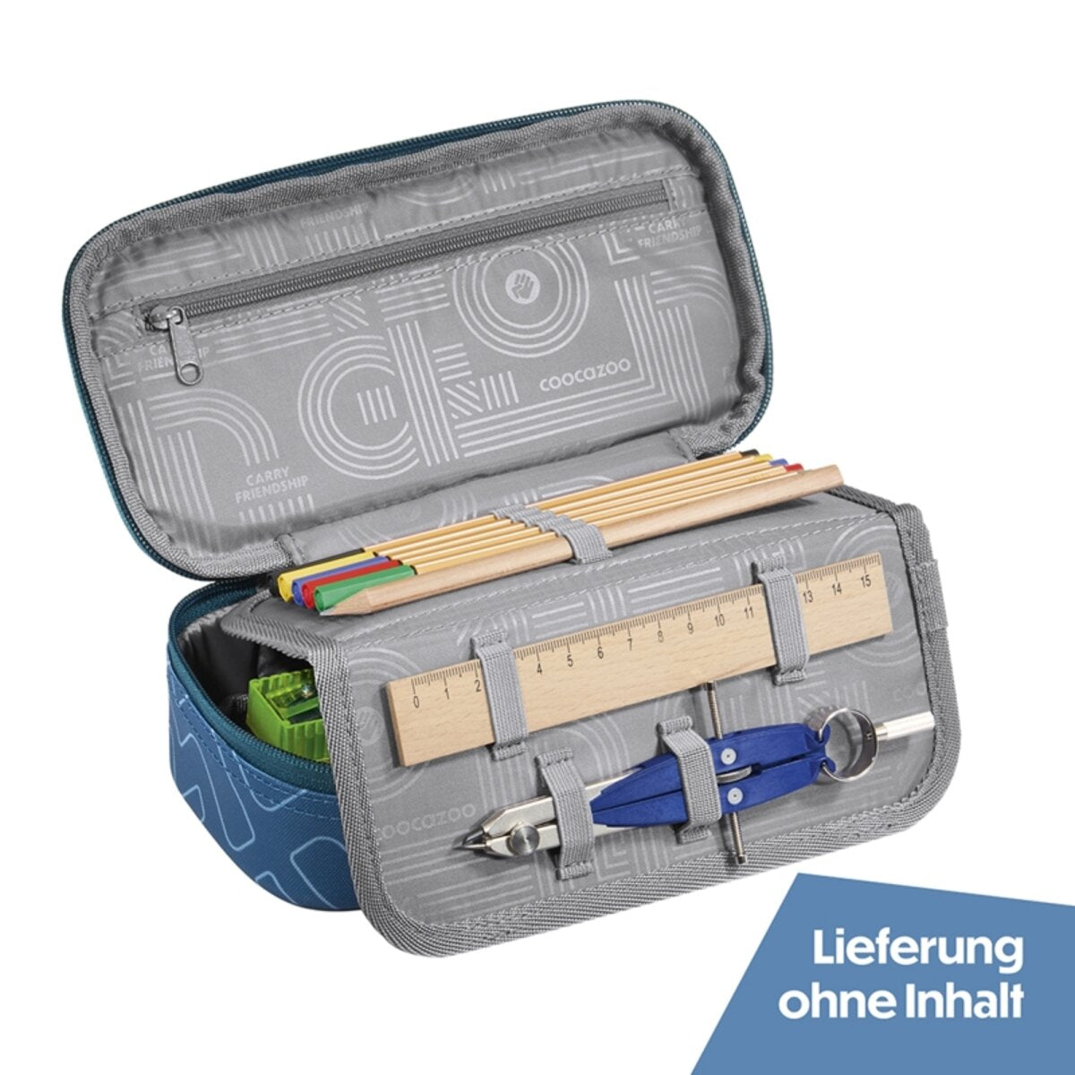 Coocazoo Schlampermäppchen Blue Maze blau