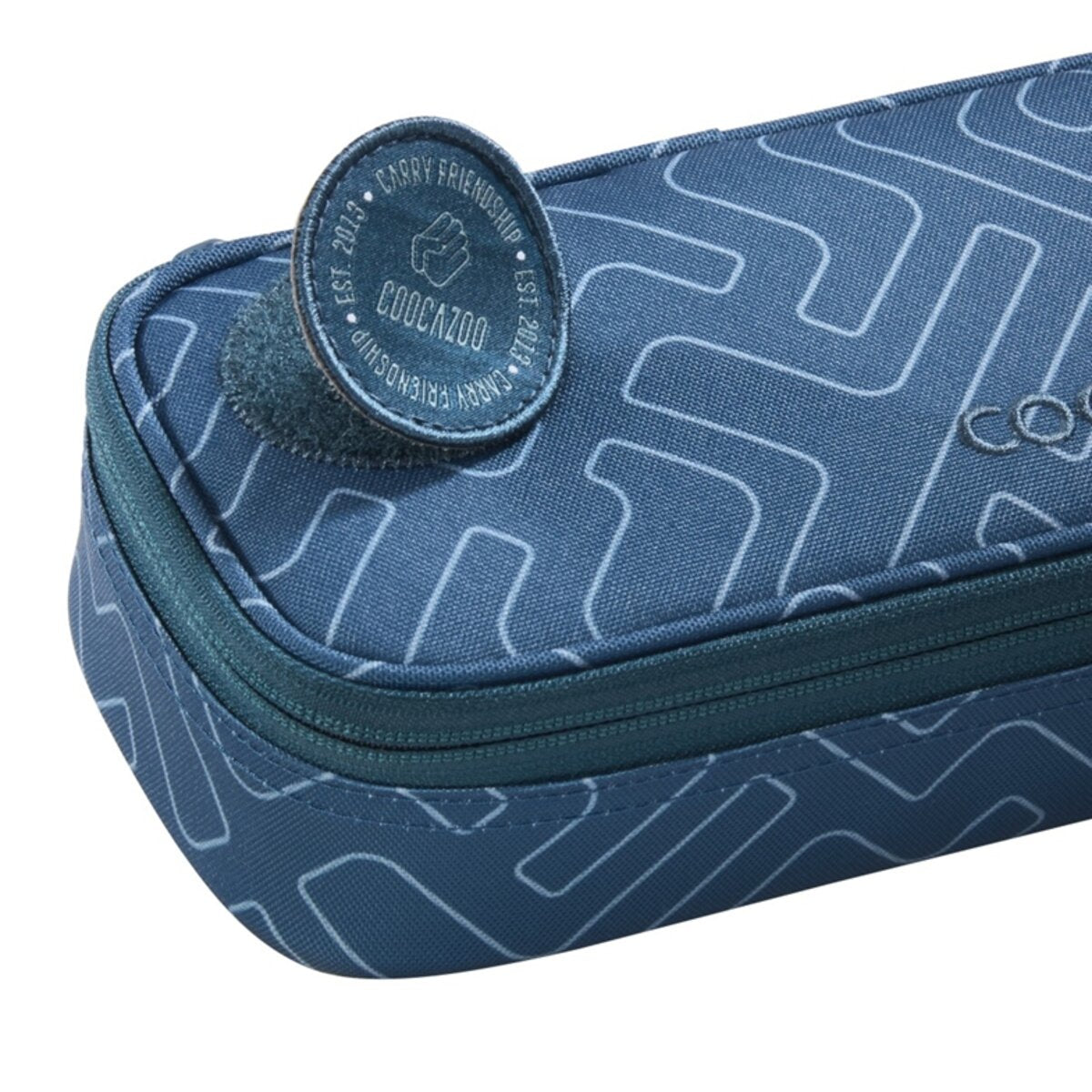 Coocazoo Schlampermäppchen Blue Maze blau