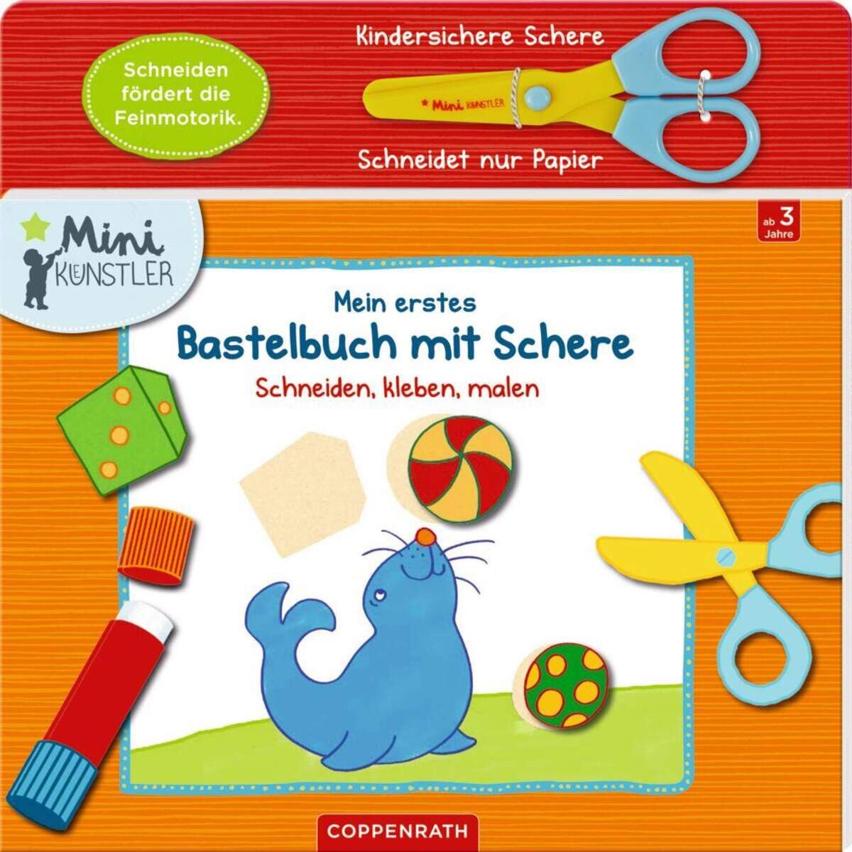 Coppenrath Mini-Künstler Mein erstes Bastelbuch mit Schere