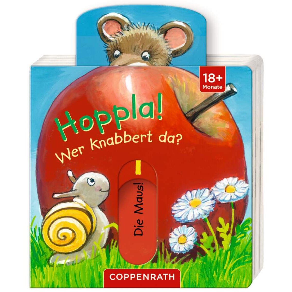 Coppenrath Mini-Pappe mit Schiebern Hoppla! Wer knabbert da?