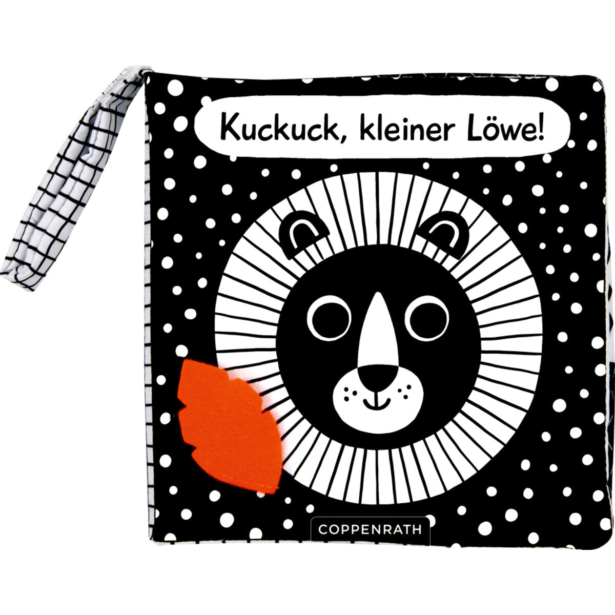 Coppenrath Verlag Babys kuschelweiches Kontrastbuch Kuckkuck kleiner Löwe