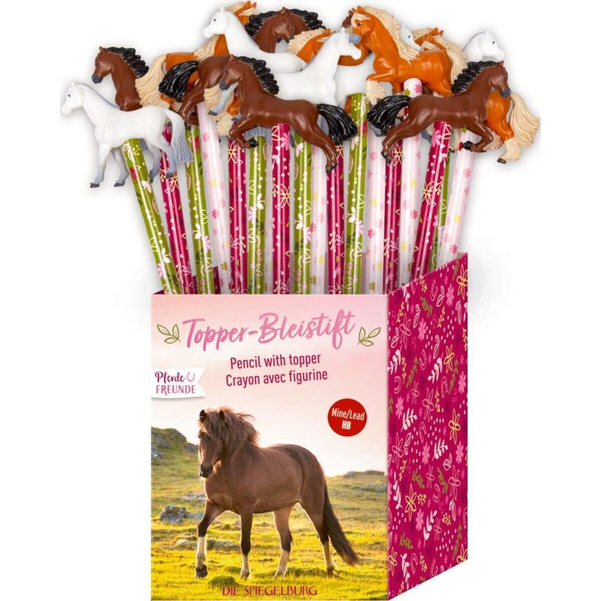 Coppenrath Verlag Die Spiegelburg Bleistift mit Topper Pferdefreunde, sort.