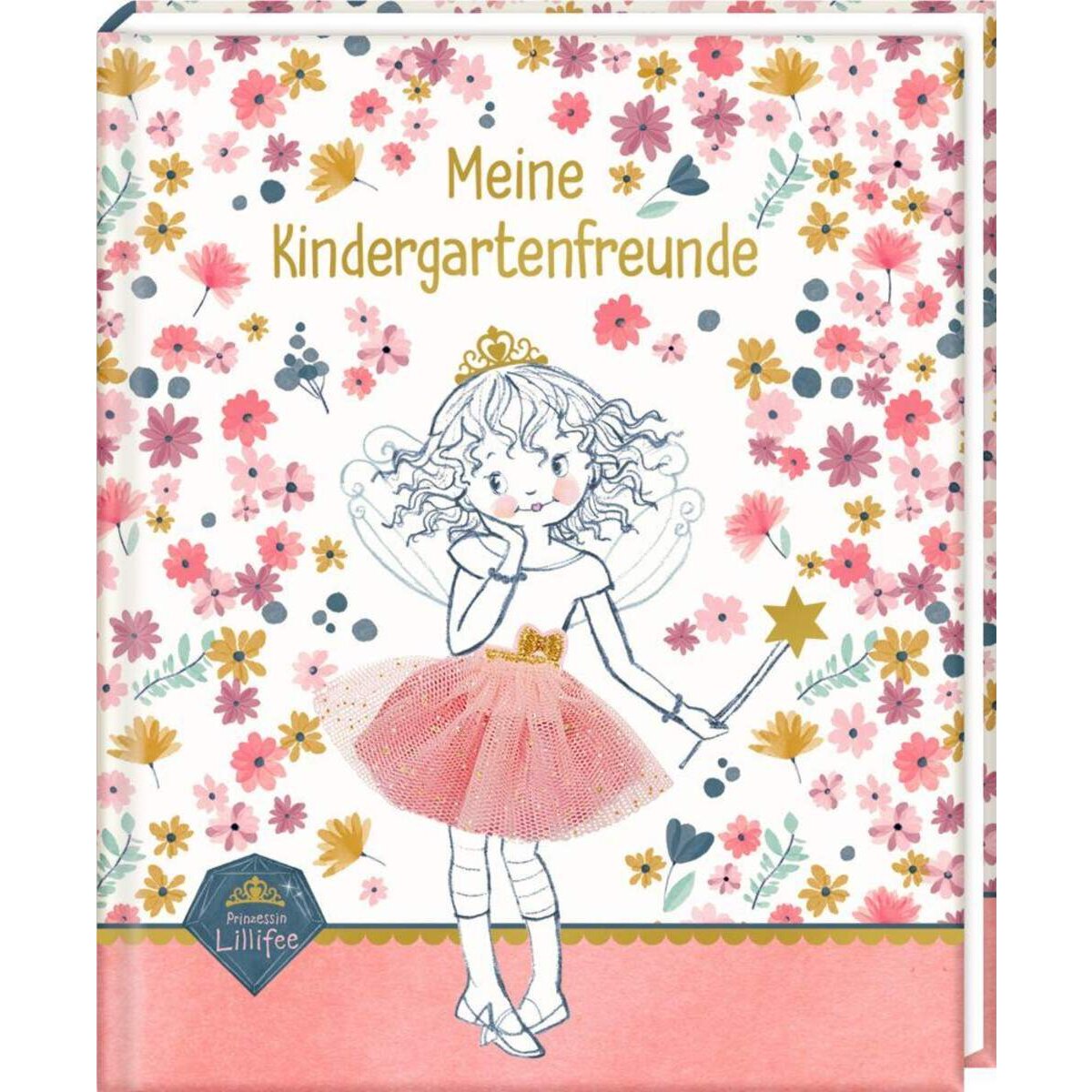 Coppenrath Verlag Freundebuch - Meine Kindergartenfreunde (Prinzessin Lillifee - Glitter & Gold)