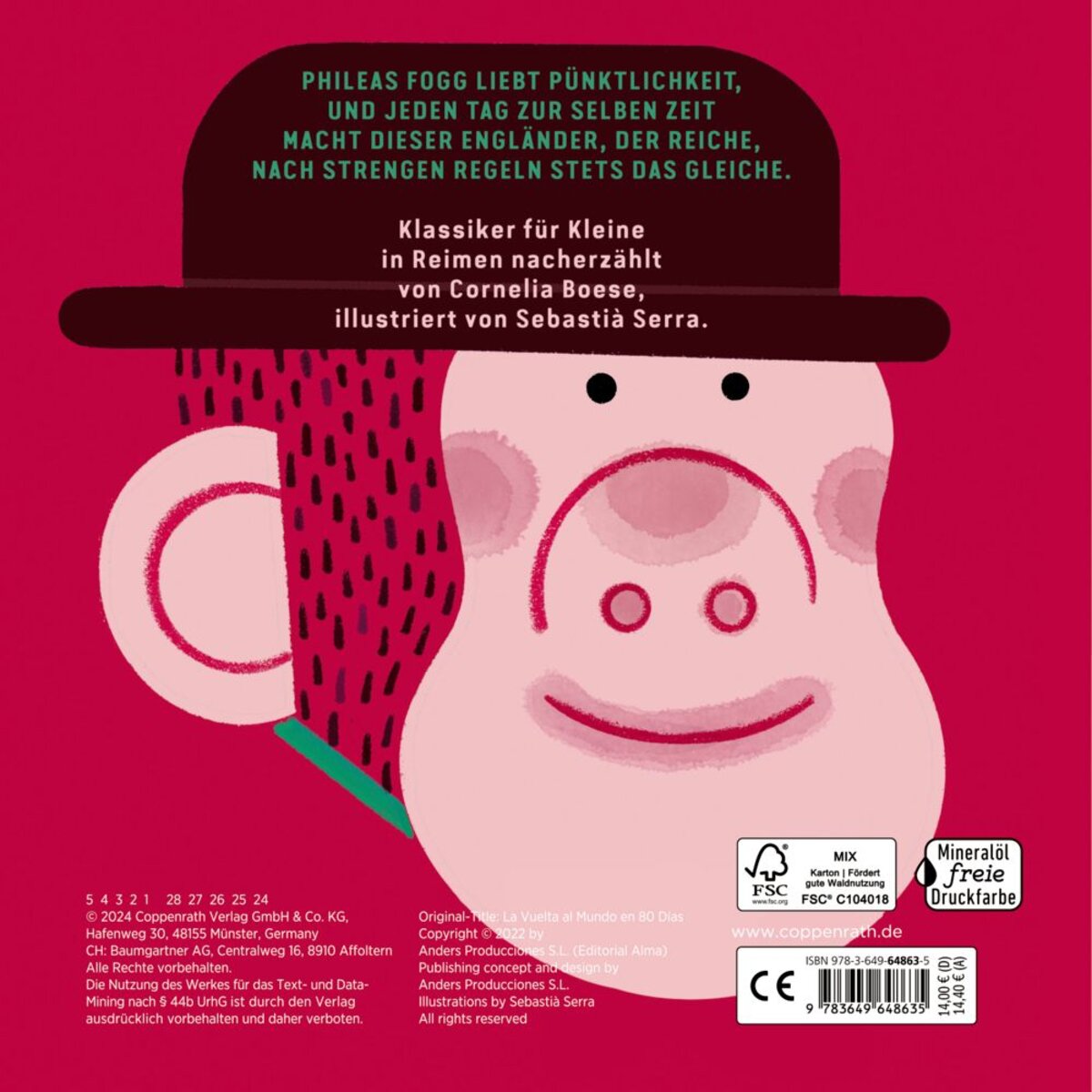 Coppenrath Verlag Klassiker für Kleine: In 80 Tagen um die Welt