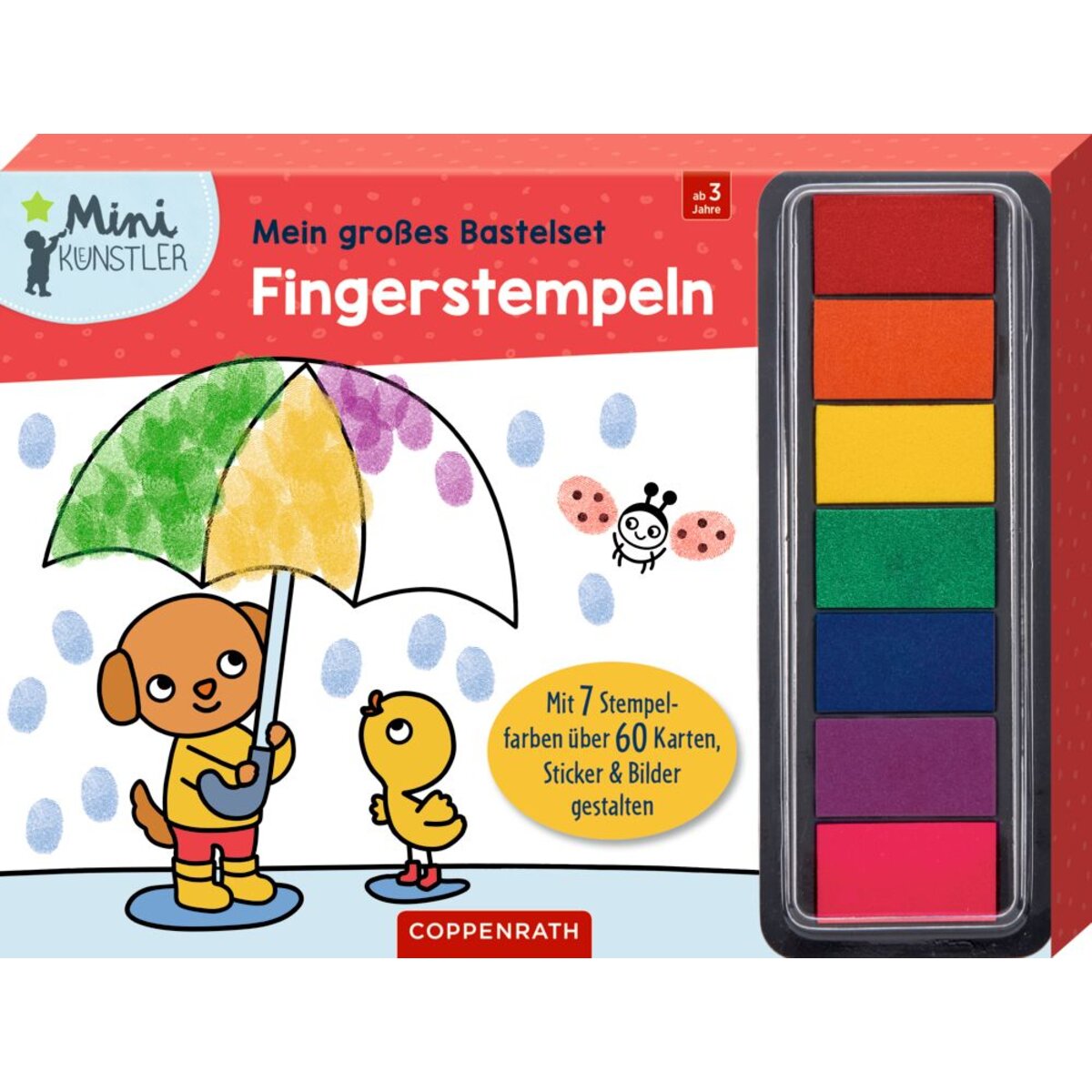 Coppenrath Verlag Mein großes Bastelset: Fingerstempeln