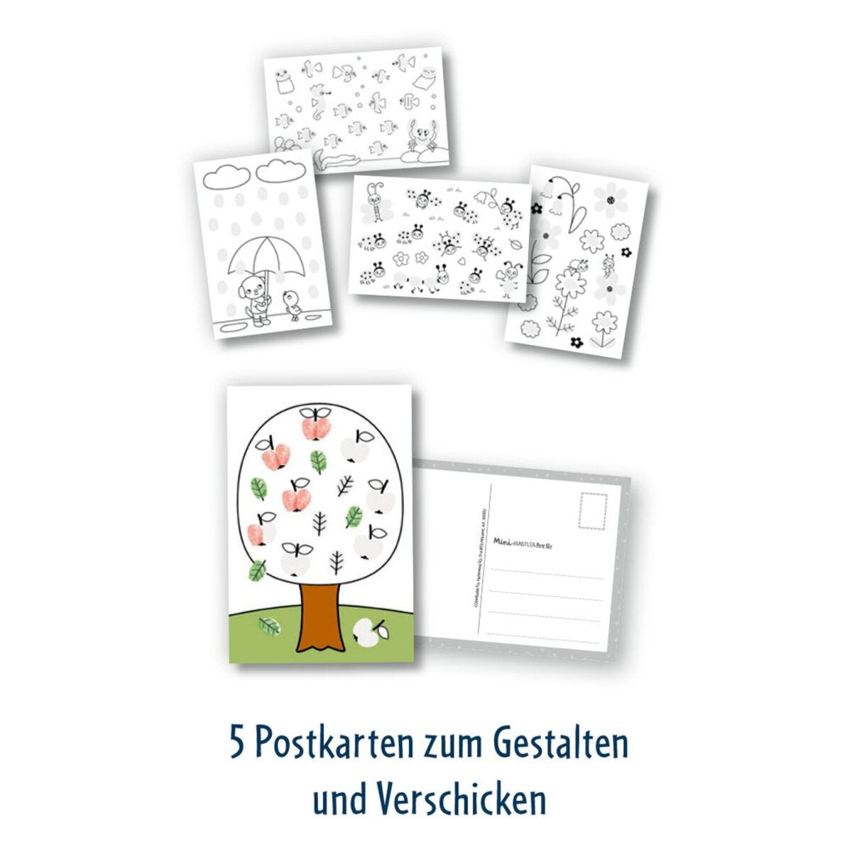 Coppenrath Verlag Mein großes Bastelset: Fingerstempeln