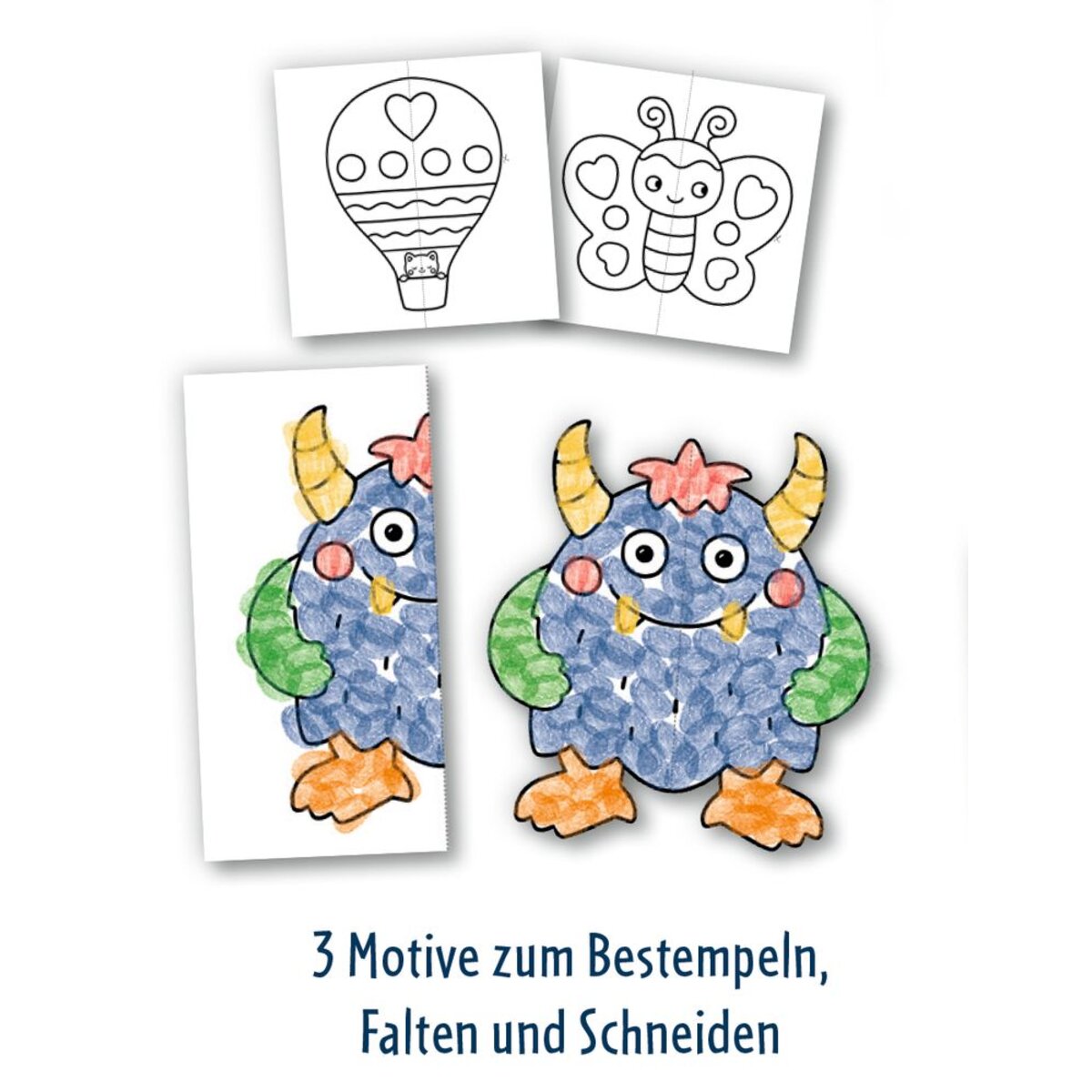 Coppenrath Verlag Mein großes Bastelset: Fingerstempeln