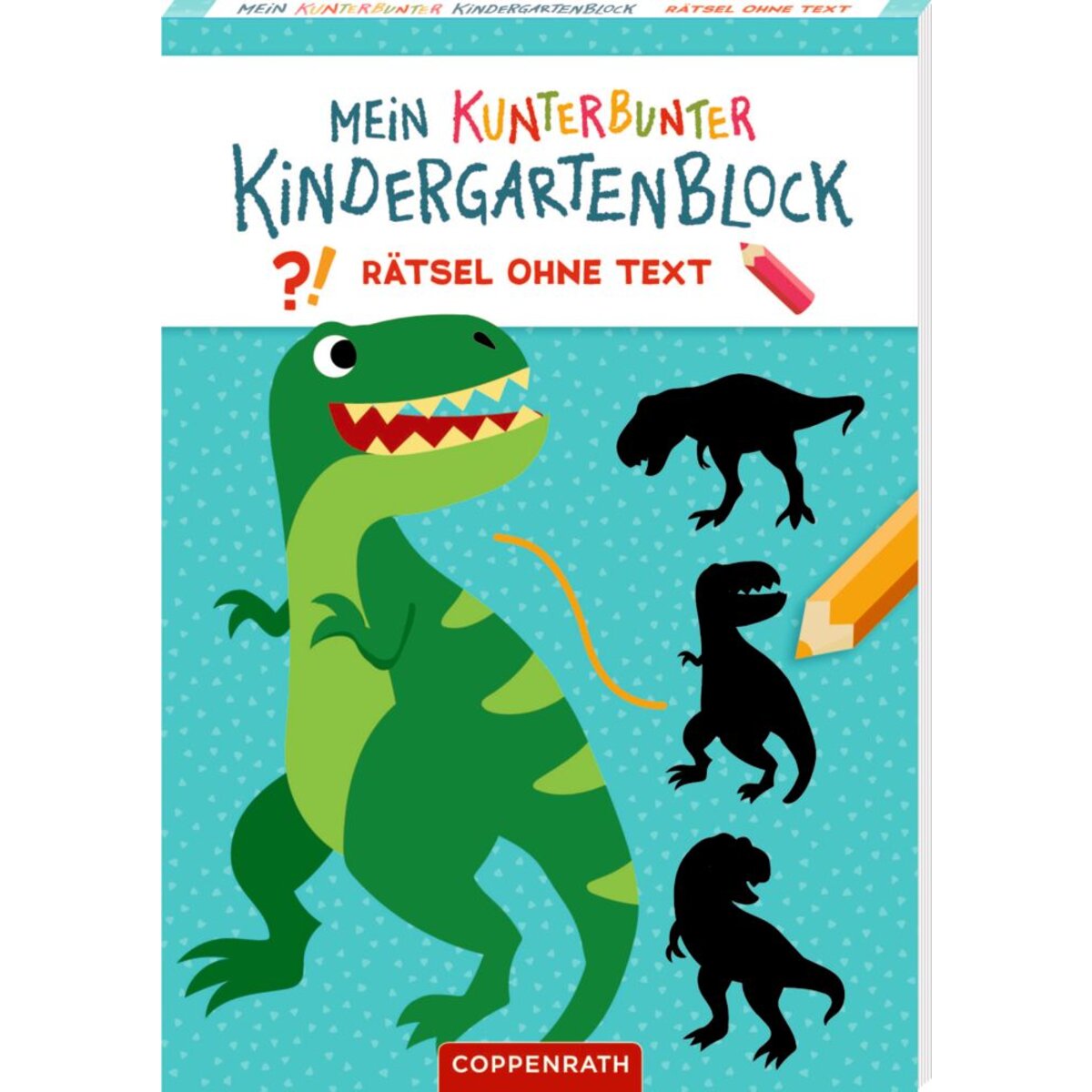 Coppenrath Verlag Mein k. Kindergartenblock: Rätsel ohne Text - Dinosaurier