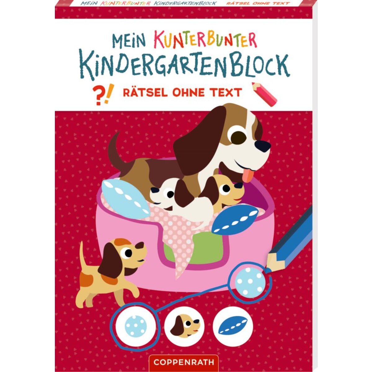 Coppenrath Verlag Mein k. Kindergartenblock: Rätsel ohne Text - Lieblingstiere