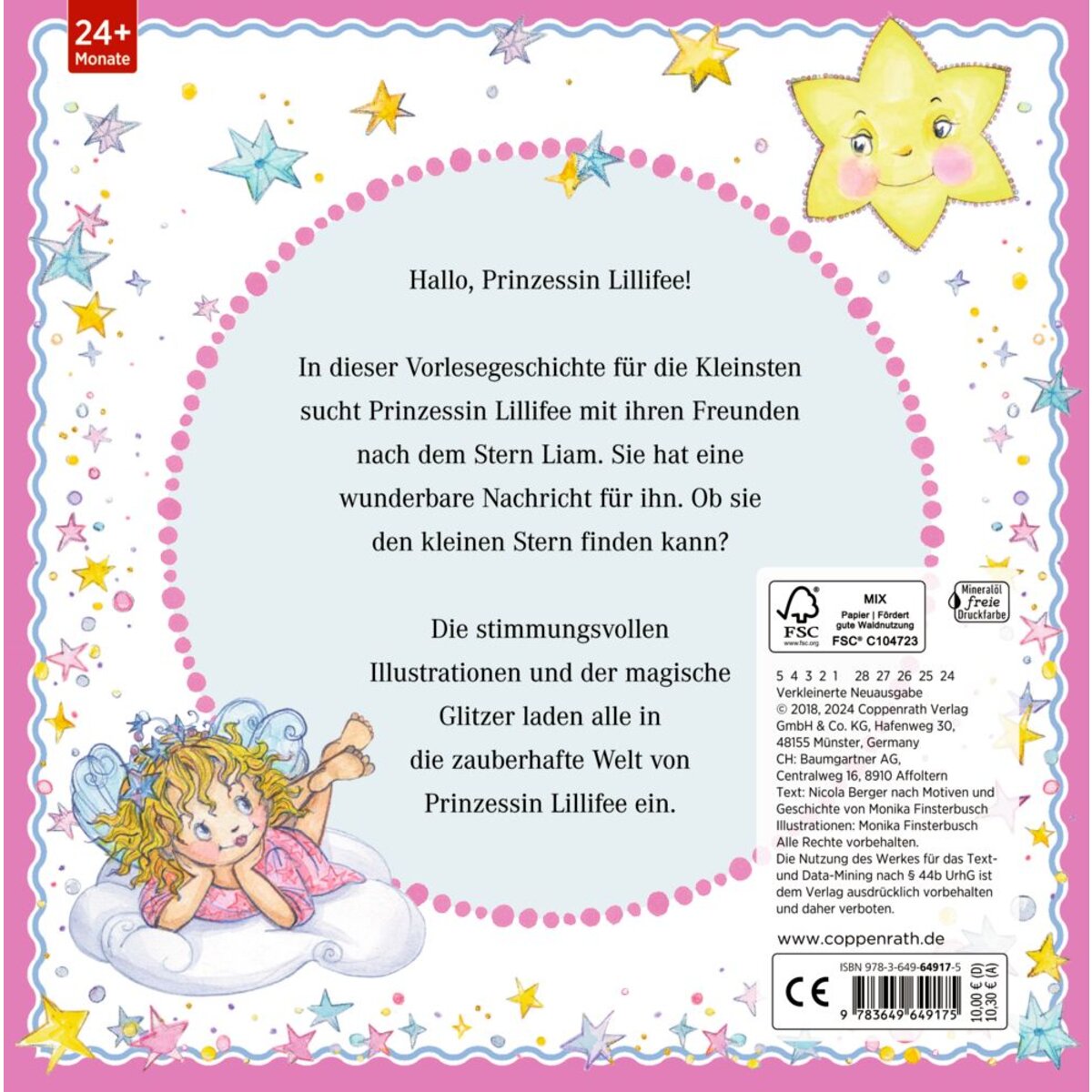 Coppenrath Verlag Prinzessin Lillifee sucht den kl. Stern (Pappbilderbuch)