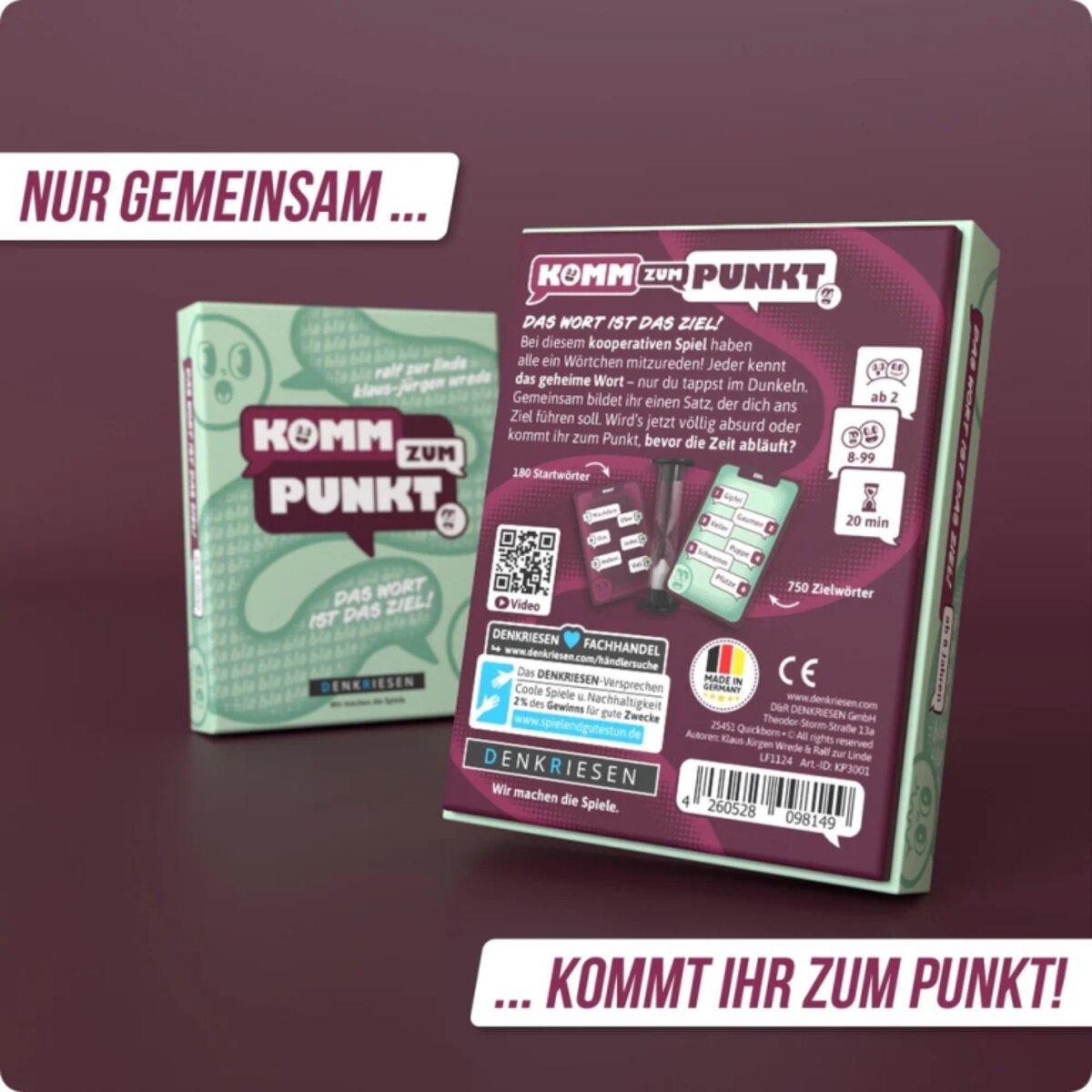 Denkriesen Komm zum Punkt