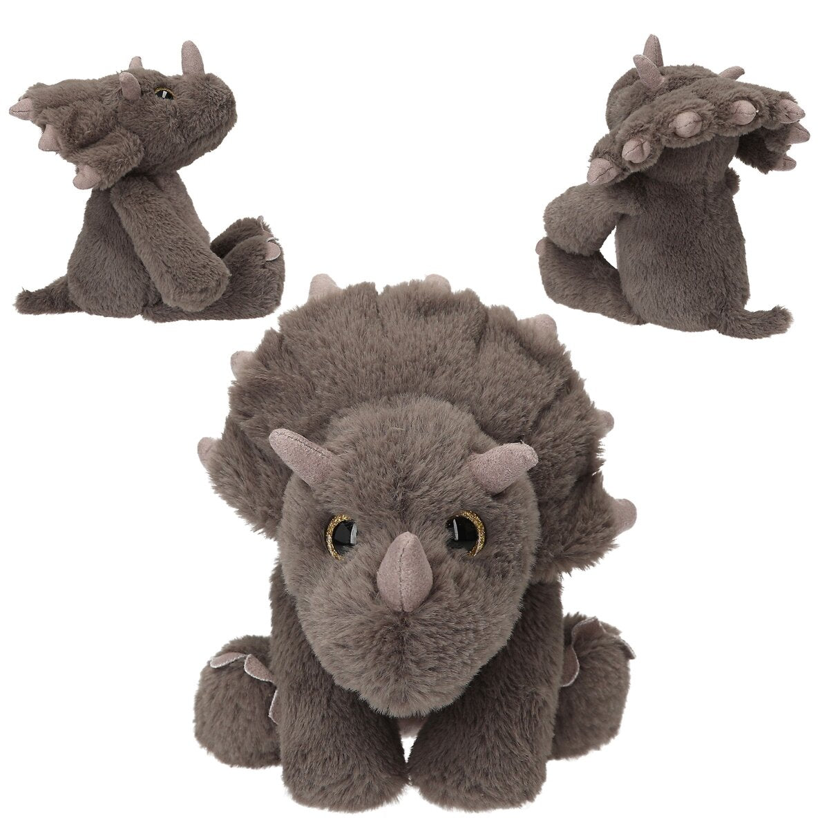 Depesche Dino World Plüsch Floppy Triceratops 25 cm