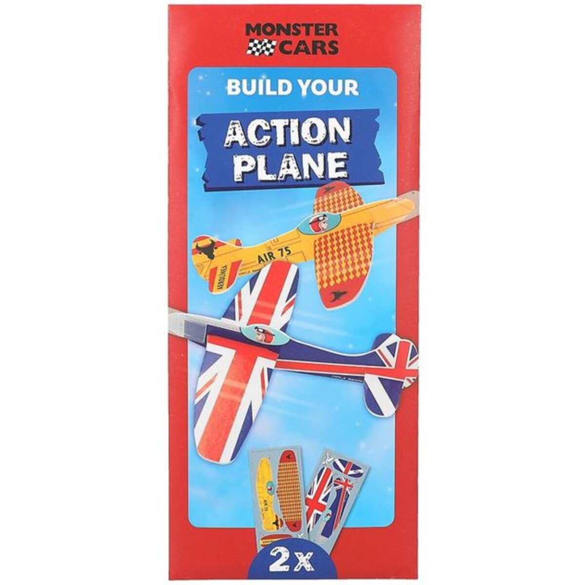 Depesche Monster Cars Build your Action Glider, 1 Packung, 6-fach sortiert