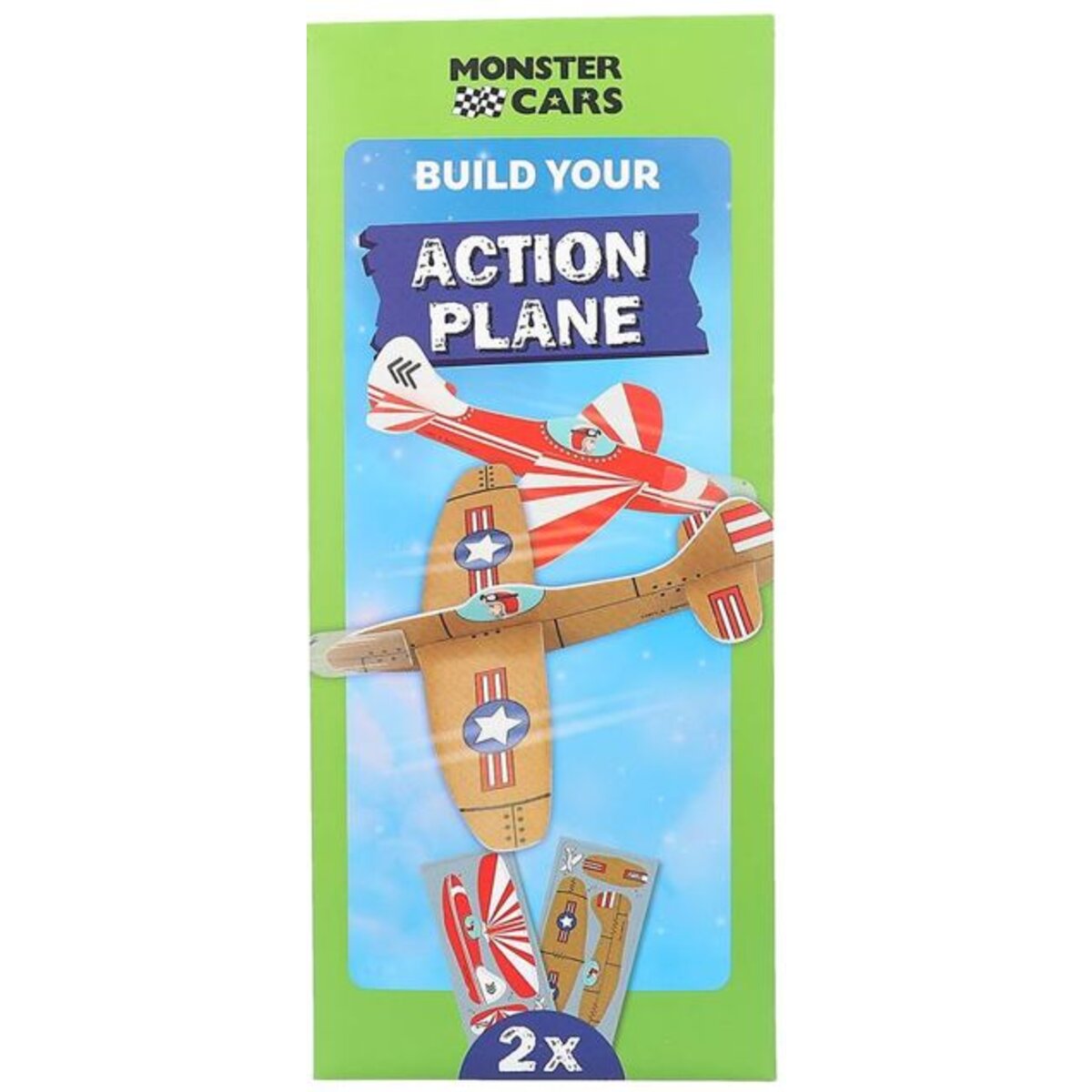 Depesche Monster Cars Build your Action Glider, 1 Packung, 6-fach sortiert