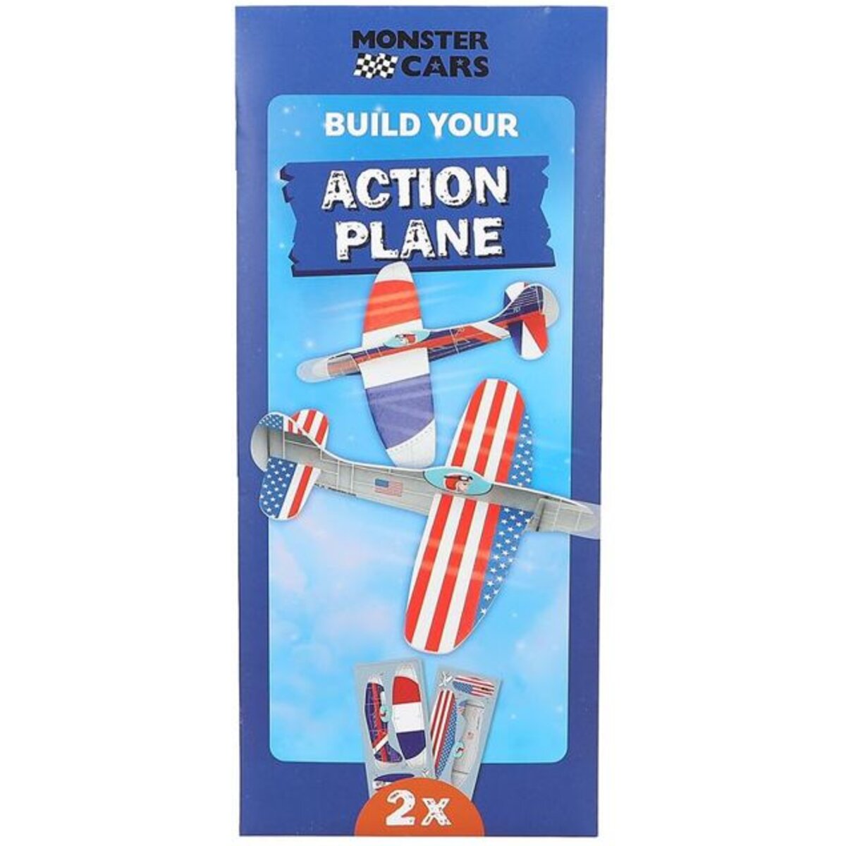 Depesche Monster Cars Build your Action Glider, 1 Packung, 6-fach sortiert