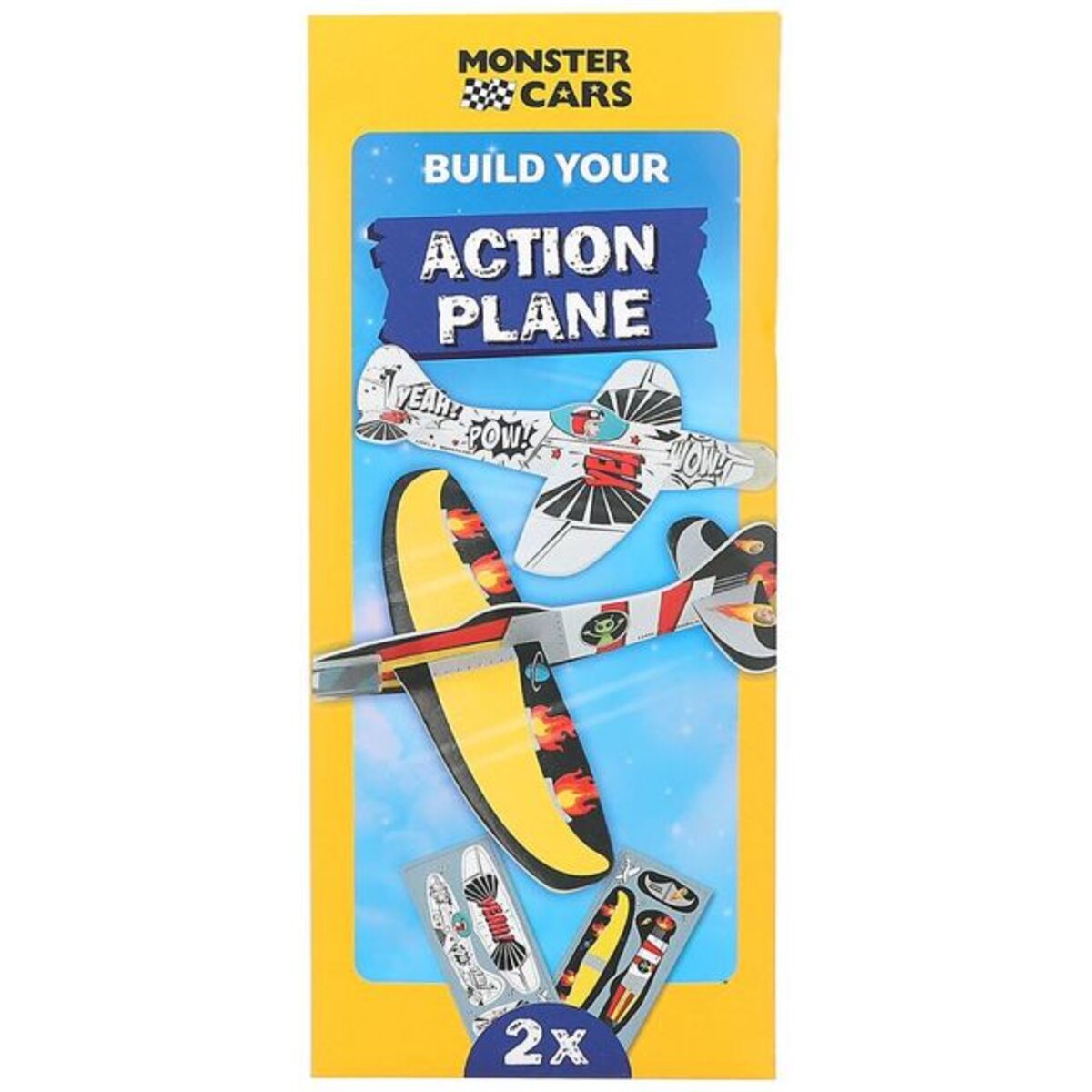 Depesche Monster Cars Build your Action Glider, 1 Packung, 6-fach sortiert