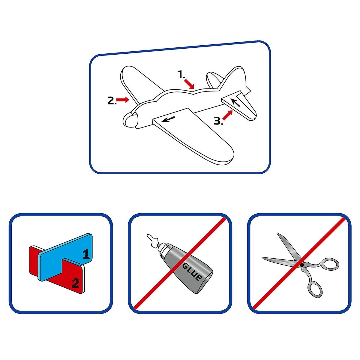 Depesche Monster Cars Build your Action Glider, 1 Packung, 6-fach sortiert