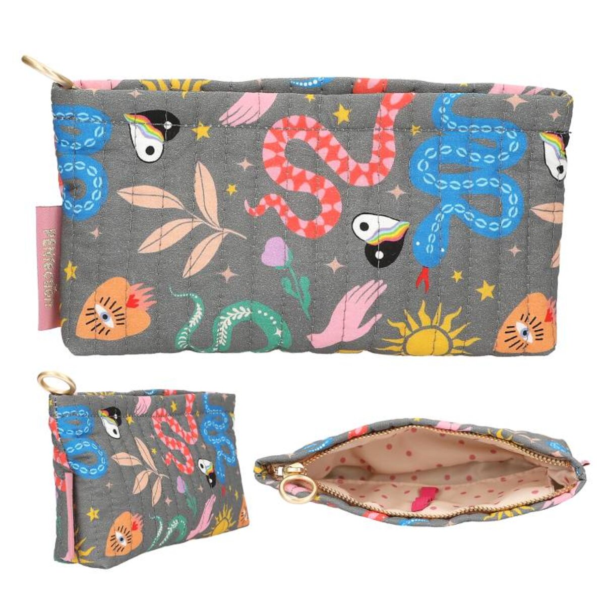 Depesche PENfection Schlampertasche Schlange 100% Baumwolle