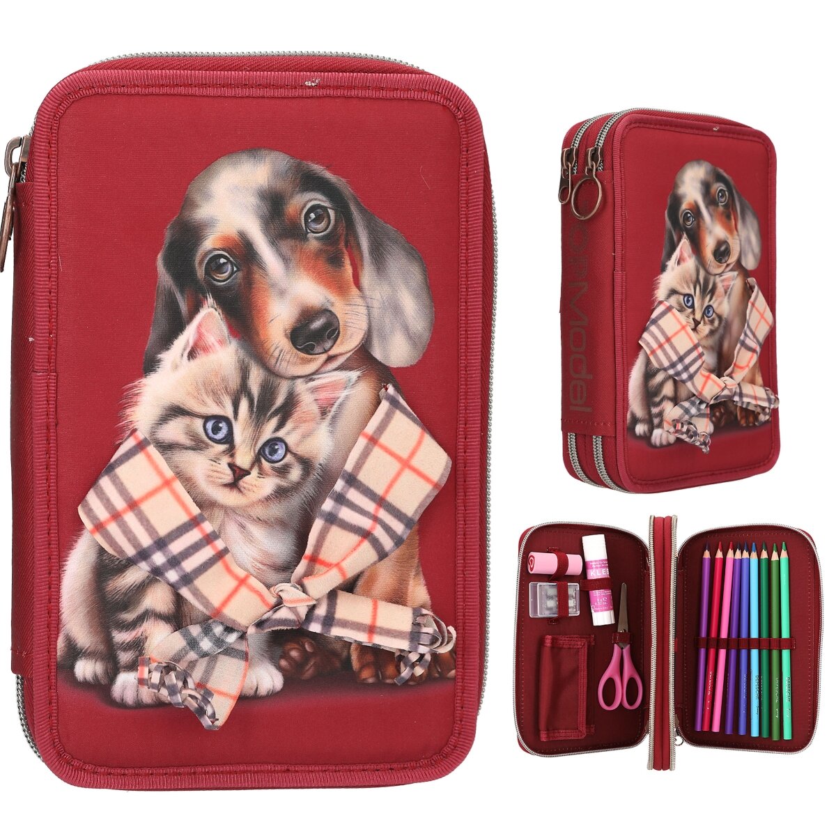 Depesche TOPModel 2 Fach Federtasche FUR EVER FRIENDS