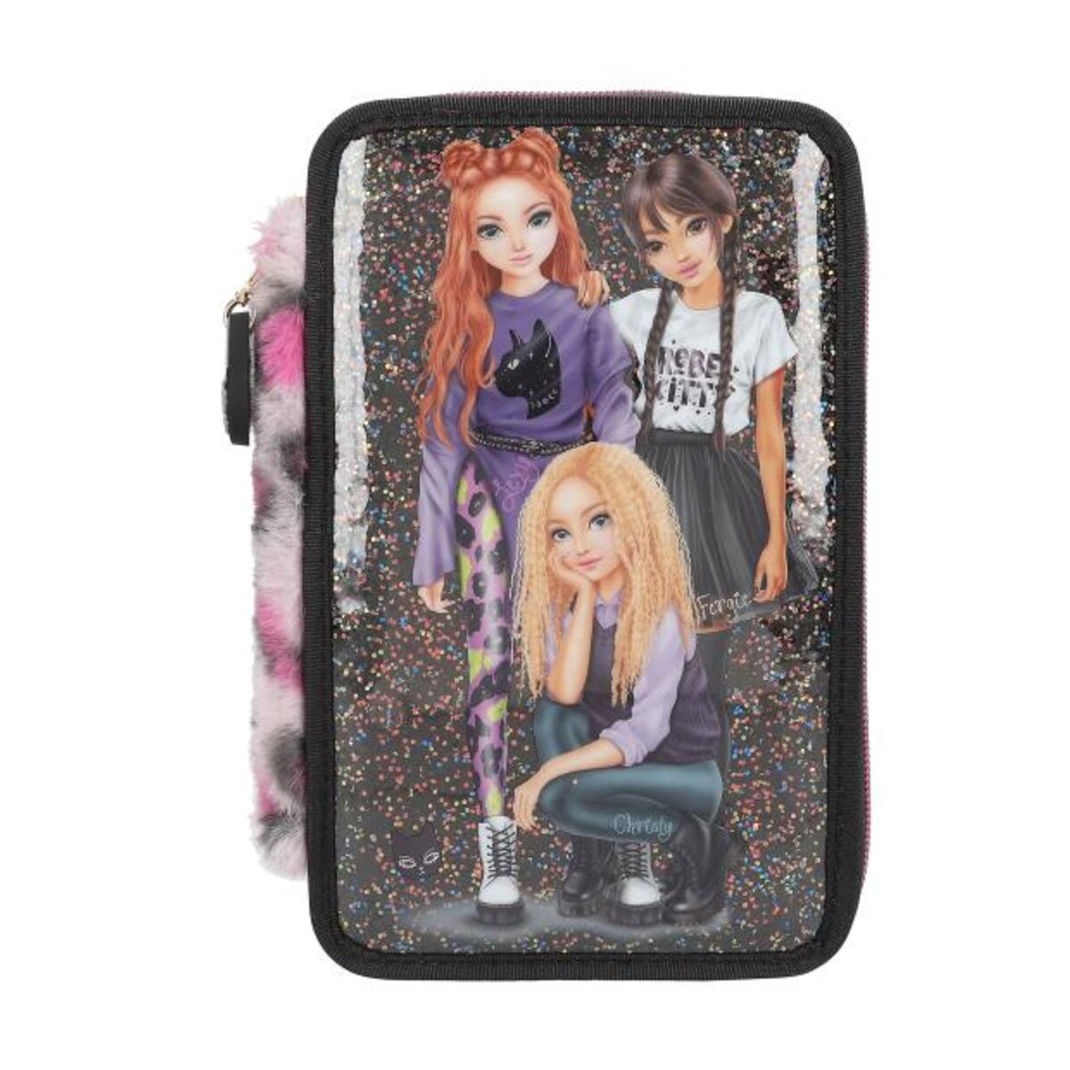 Depesche TOPModel 3 Fach Federtasche REBEL KITTY