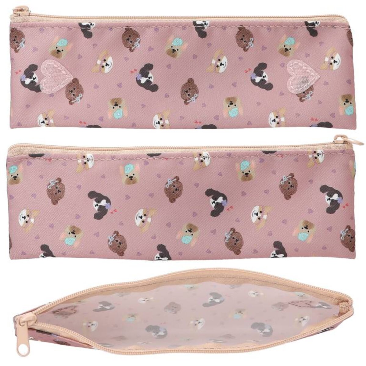 Depesche TOPModel Basic Duo Federtasche Hund KITTY and DOGGY