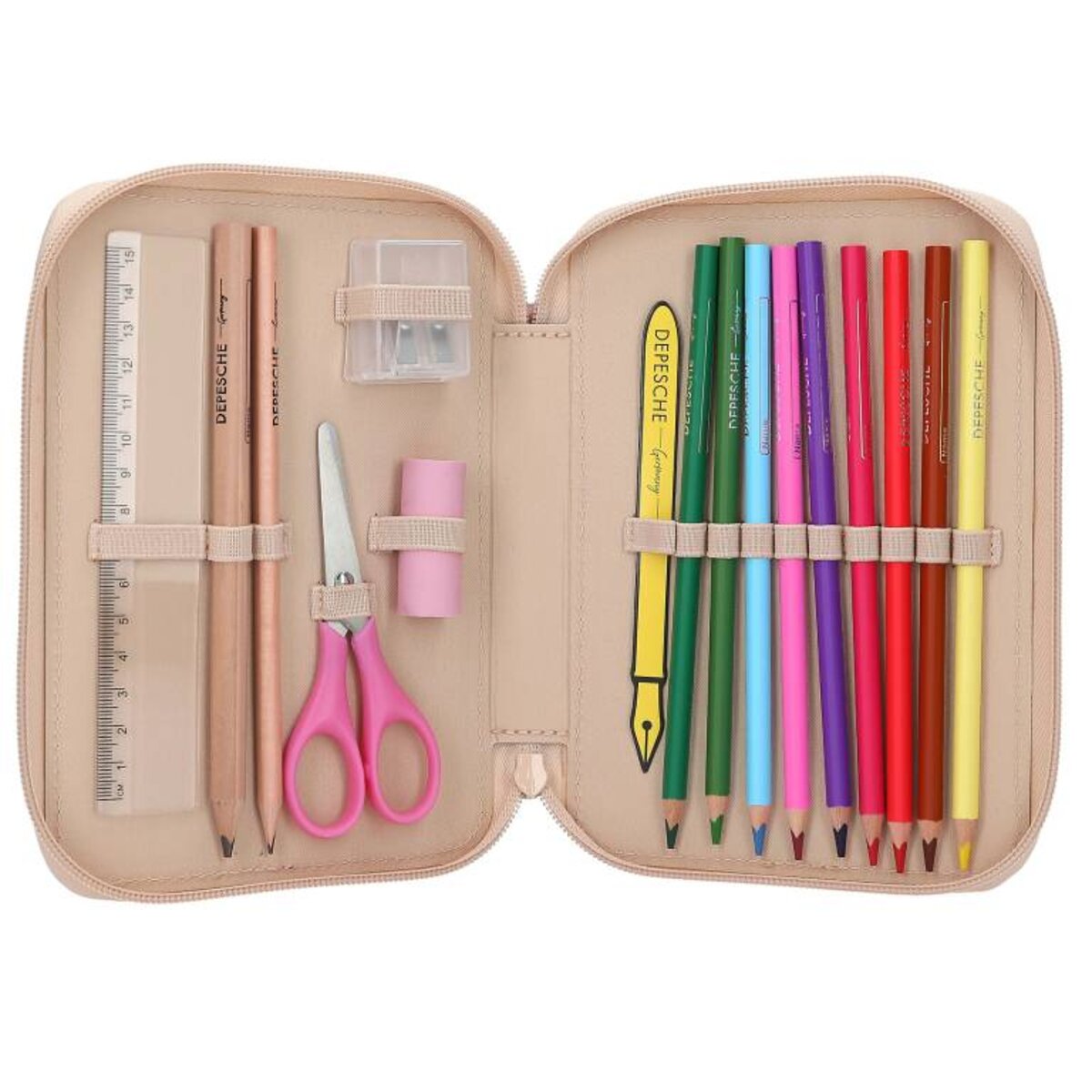 Depesche TOPModel Basic Duo Federtasche Hund KITTY and DOGGY