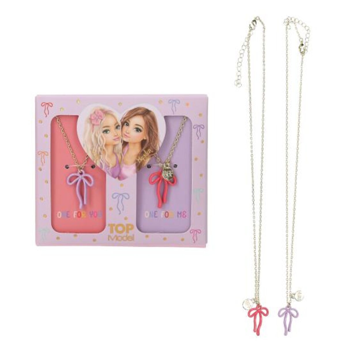 Depesche TOPModel BFF Kettenset mit Schleife, 2-fach sortiert