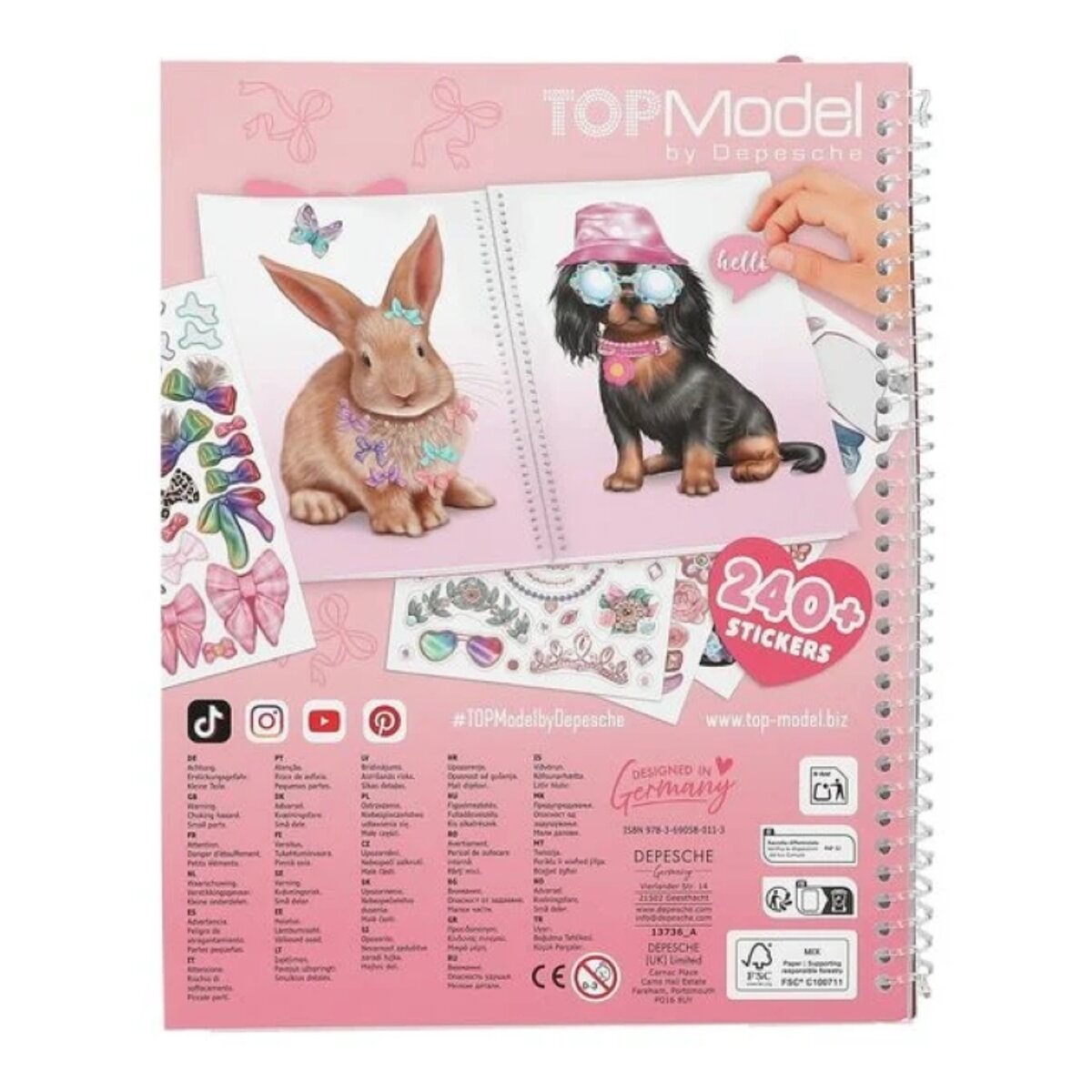 Depesche TOPModel Cute Animals Dress Me Up