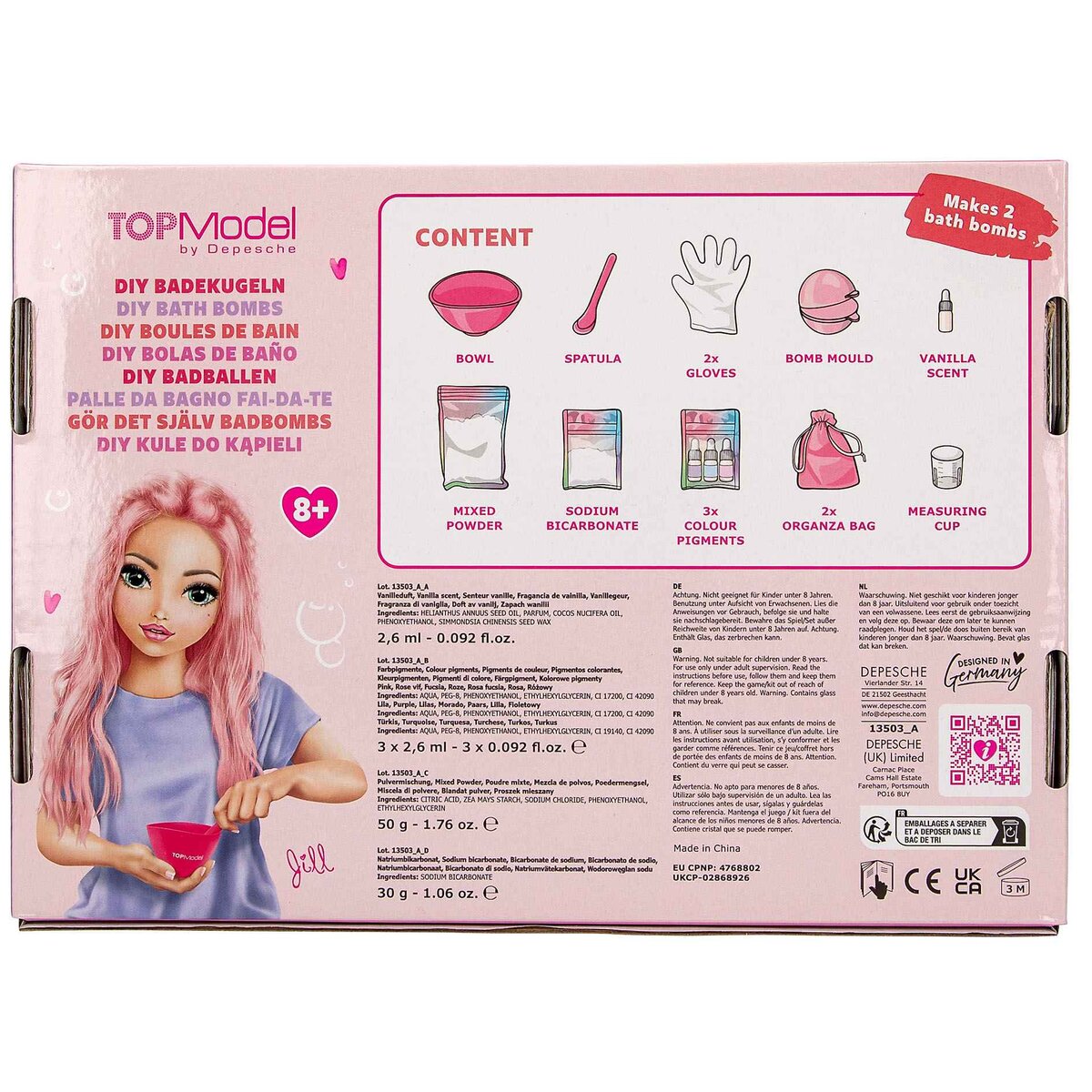 Depesche TOPModel DIY Badebombe Set Beauty and Me