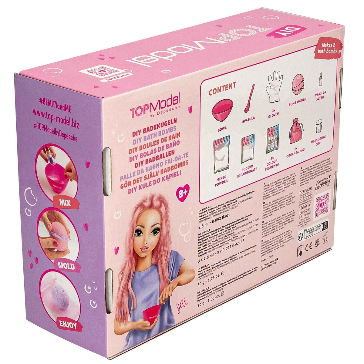 Depesche TOPModel DIY Badebombe Set Beauty and Me