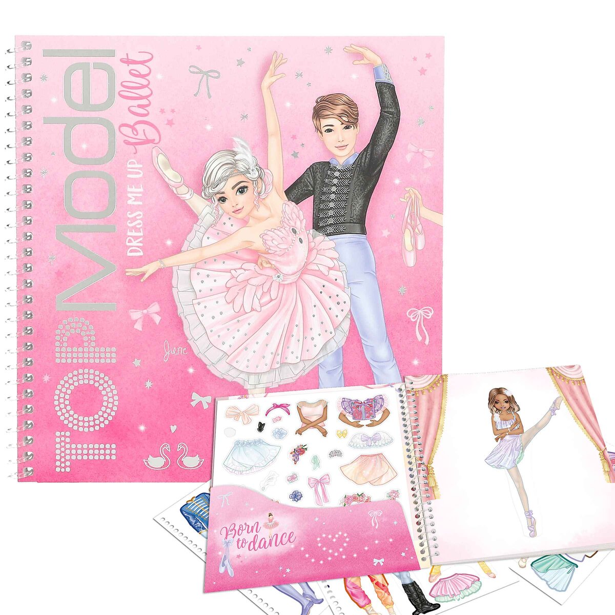 Depesche TOPModel Dress me up Stickerbuch Ballet