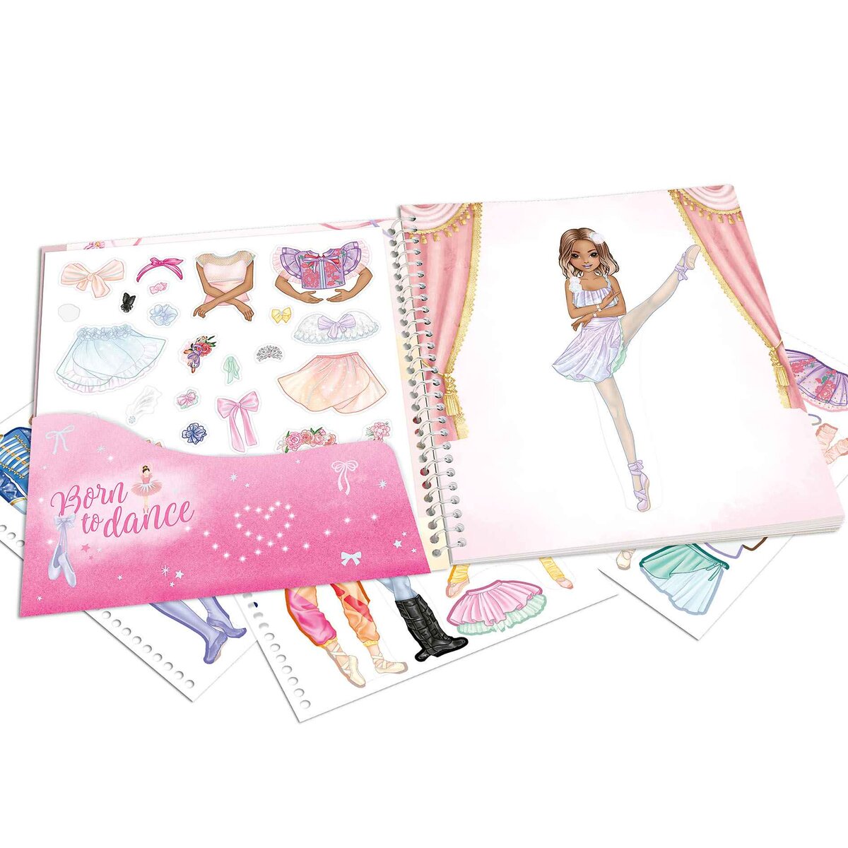 Depesche TOPModel Dress me up Stickerbuch Ballet