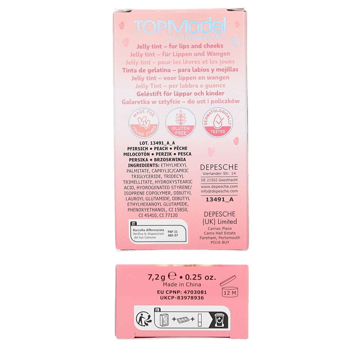Depesche TOPModel Jelly Stick Cheeks & Lips Beauty and Me