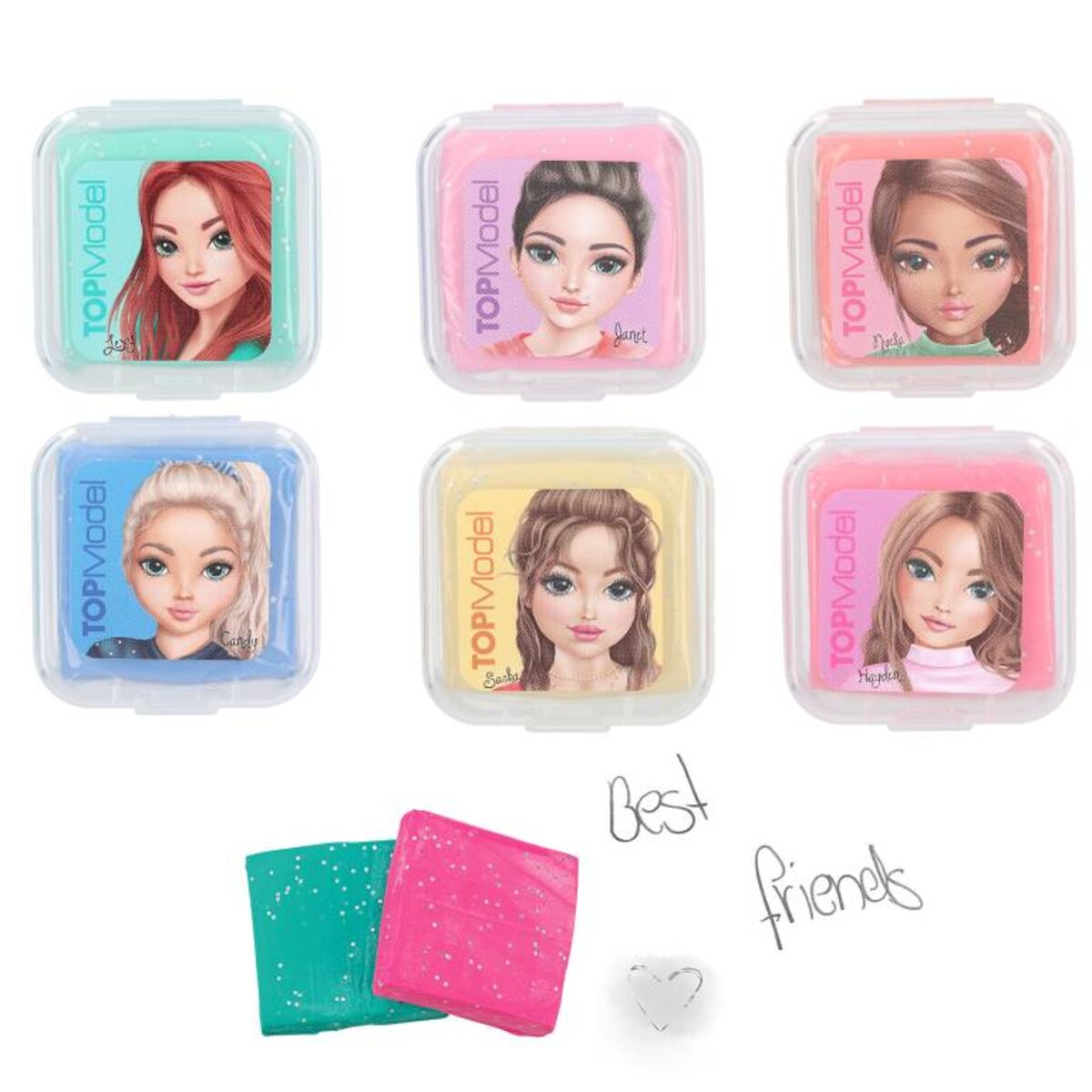 Depesche TOPModel Knetradiergummi mit Glitter