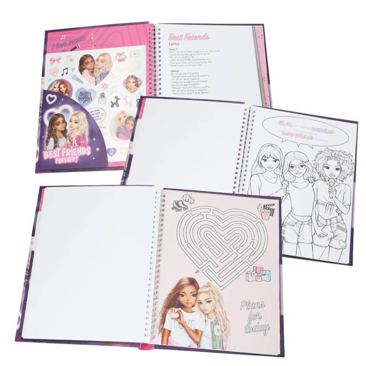 Depesche TOPModel Malbuch mit LED und Sound MY BFF