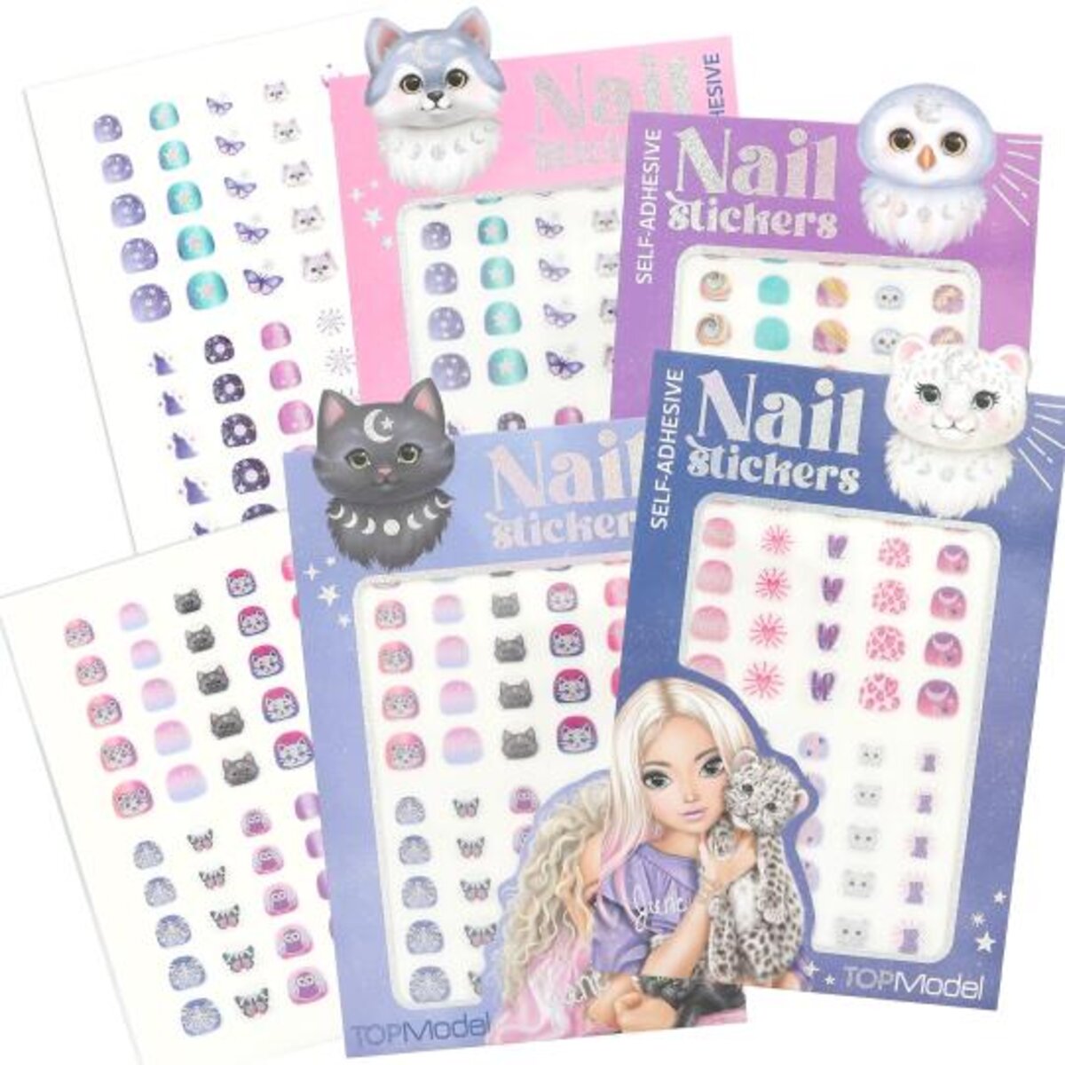 Depesche TOPModel Nagelsticker BEAUTY and ME, 4-fach sortiert